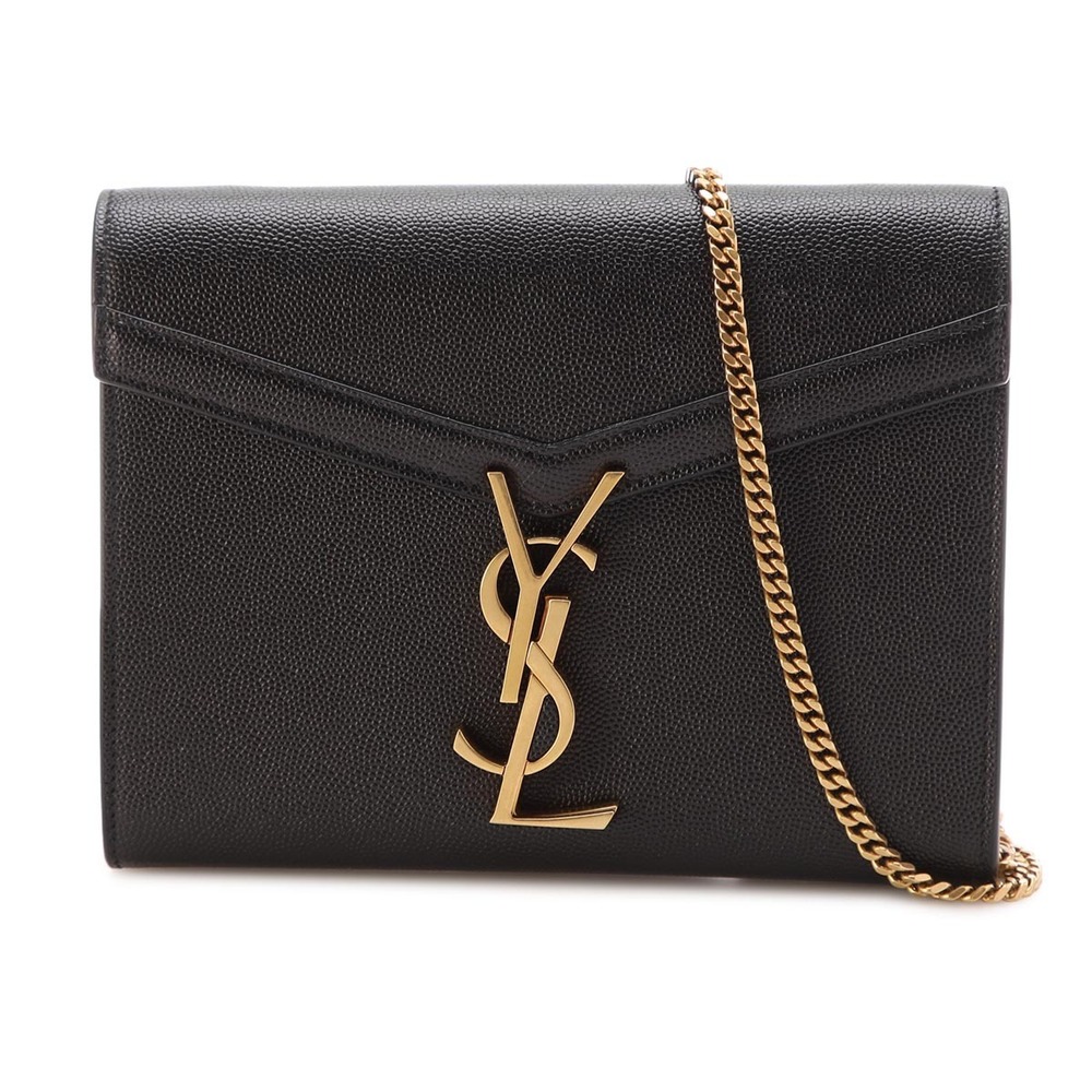 Saint Laurent Long Wallet Black Bowaw Cassandra - Picture 2 of 6